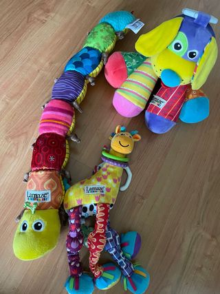 Lote Juguetes Lamaze: Gusano, Perro y Jirafa