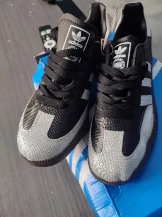 Adidas Samba OG Negro/Plata Talla 39