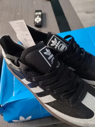 Adidas Samba OG Negro/Plata Talla 39
