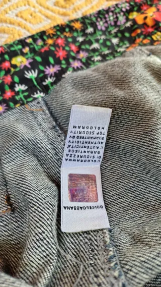 Cazadora vaquera D&G multicolor