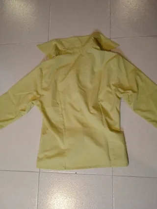 Camisa manga larga mujer amarilla