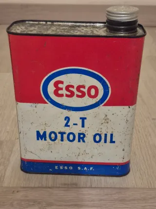 Lata Aceite Esso 2-T Antigua