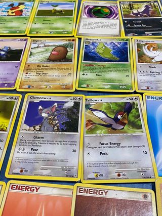 50 cartas pokémon 1995-2009 inglés