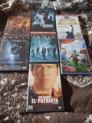 Lote 7 Películas DVD (Acción, Drama, Deporte)