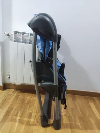 Trona azul reclinable y evolutiva