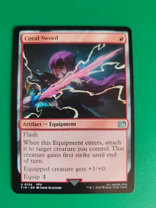 Carta Magic The Gathering Final Fantasy Coral Swor