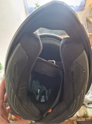 Casco Moto Shark carbon/Rojo