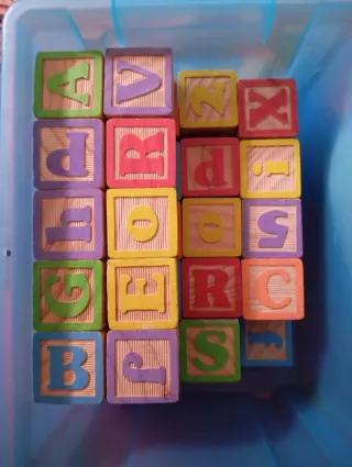 Bloques de madera educativos