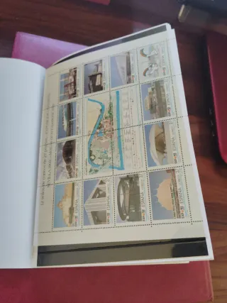 Libro Sellos España y Andorra 1992