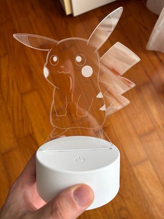 Lampada Pikachu Stampa 3D
