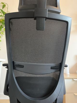 Silla oficina ergonómica negra