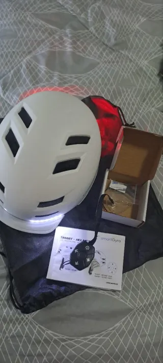 Casco SmartGyro con luces