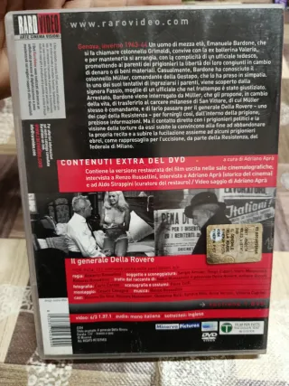 DVD Il generale Della Rovere Roberto Rossellini