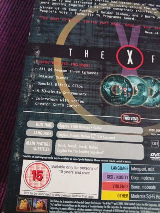 Expediente X - Temporada 3 DVD