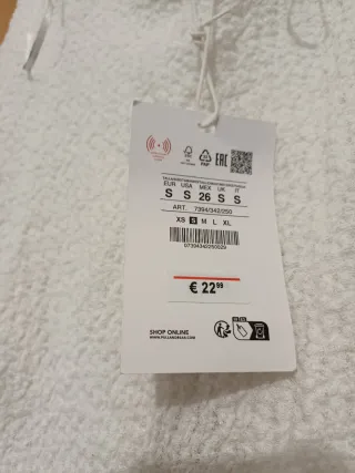 NUEVO! VESTIDO DE VERANO CORTO EN TEJIDO CON TEXTU