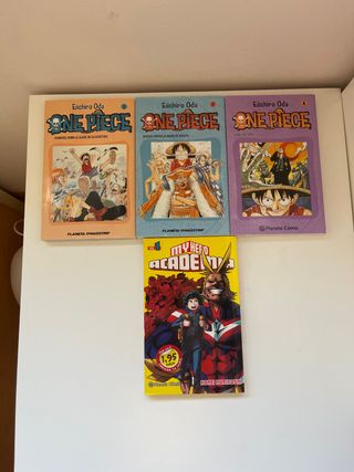 Mangas de one piece y my hero academia