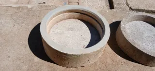 Pilas de hormigón artesanas para animales