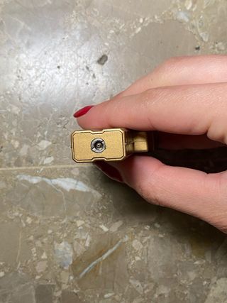 Accendino da collezione robot dorato