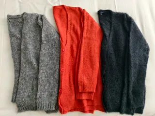 Pack 3 chaquetas punto mujer invierno