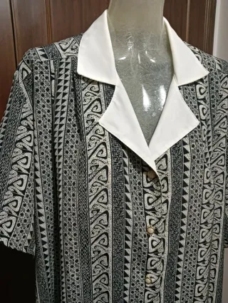 Camicia fantasia donna taglia XXL