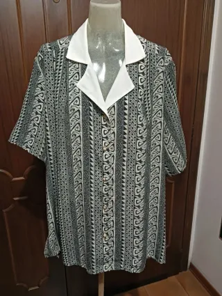 Camicia fantasia donna taglia XXL