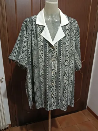 Camicia fantasia donna taglia XXL