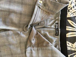 Pantalón Zara cuadros gris Talla S