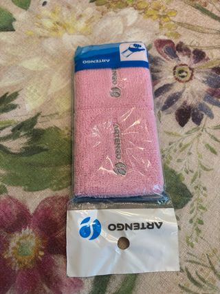 Artengo fascia e polsini tennis nuovi rosa