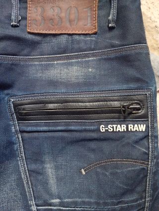 Pantalón vaquero G-Star Raw azul