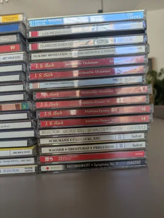 Lote 50 CD di Musica Classica di Vari Compositori