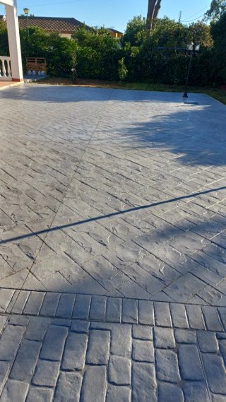 Pavimento impreso hormigón