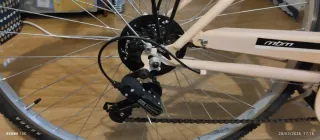 Bicicleta Paseo Beige con Cesta