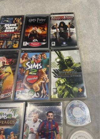 OFERTA!!!!! 20 Juegos PSP y 3 peliculas!!!!