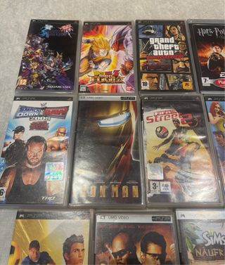 OFERTA!!!!! 20 Juegos PSP y 3 peliculas!!!!