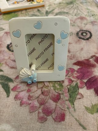 Cornicetta portafoto battesimo