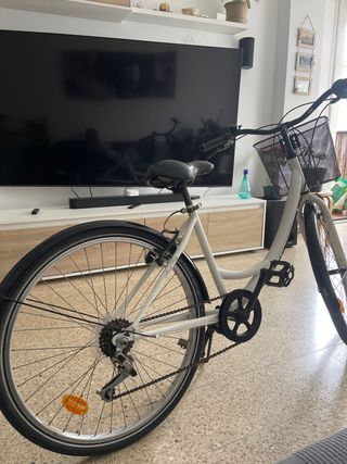 Bicicleta Paseo Mujer Blanca