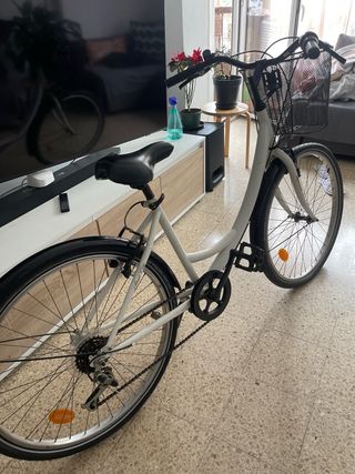 Bicicleta Paseo Mujer Blanca