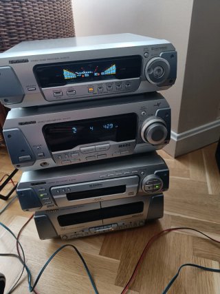 Minicadena Technics SA-EH770 CD/Doble Cassette