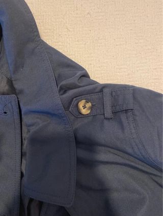 Gabardina azul marino