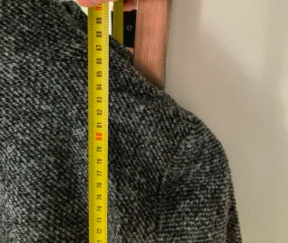 Cappotto Iwie melange antracite taglia S