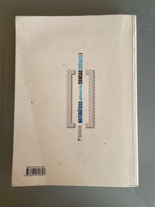 Matemáticas aplicadas a las Ciencias Sociales I...