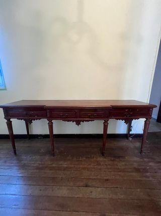 Lote de Muebles Madera y Tela