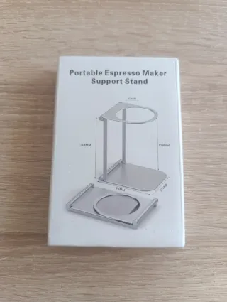 Soporte Aluminio Cafetera Espresso Portátil