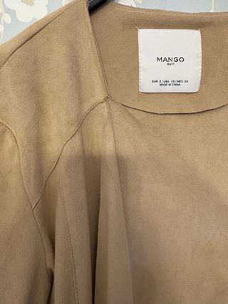 Chaqueta Mango antelina S