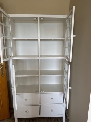 Vitrina Banak Importa Blanca Cristal