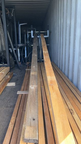 Maderas de pino de un solo uso