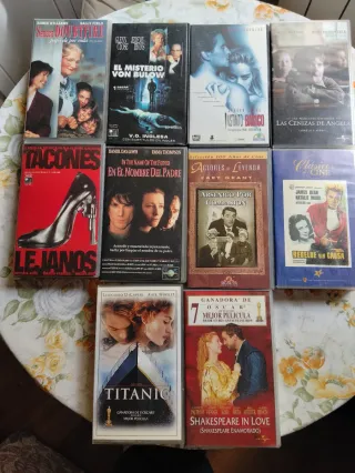 Lote 10 Películas VHS Clásicas