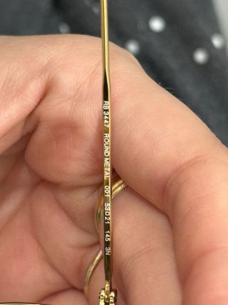 Gafas RayBan Round Metal Doradas