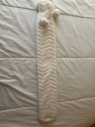 Bolsa de agua caliente larga de peluche