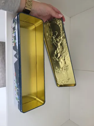 Scatola di latta per Natale Babbo Natale